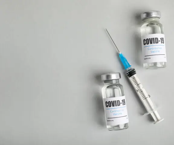 Ampulle für Covid-19-Impfung